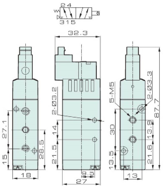 F5JV-尺寸F5JV-110-M5