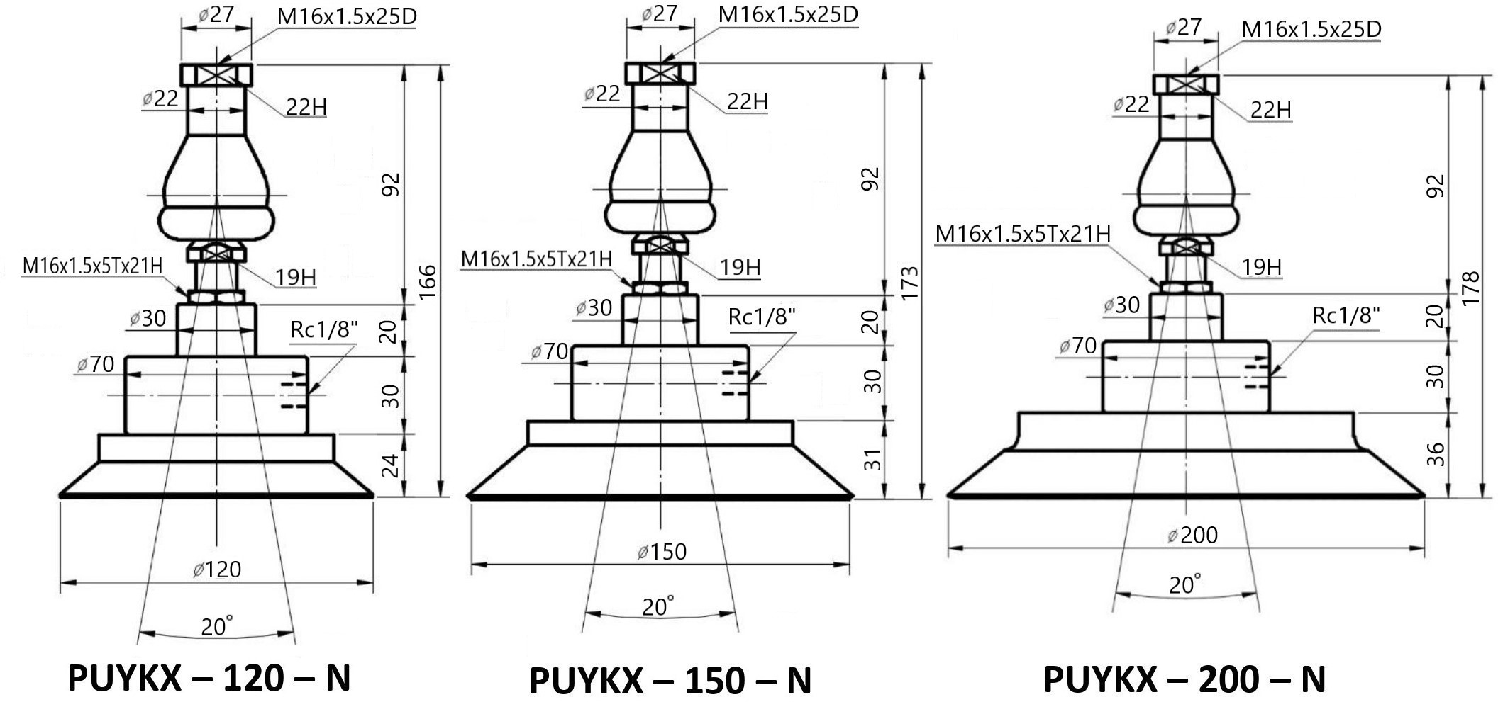 PUYKX-尺寸